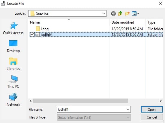 New Display Drivers for Surface Pro 4 and Surface Book Locate file
