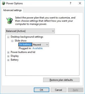 Windows 10 Power Settings For Surface - Love My Surface
